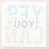 Yesできます ガラスコースター (裏面)