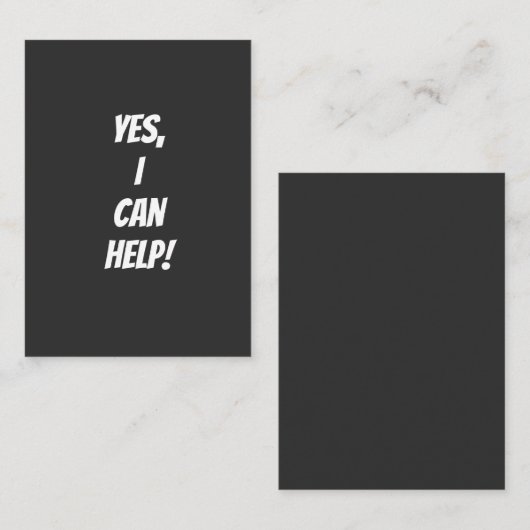 Yesできるよ救済! ノートカード (正面/裏面)