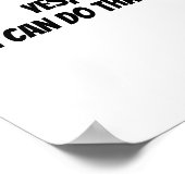 Yesできる ポスター (角)