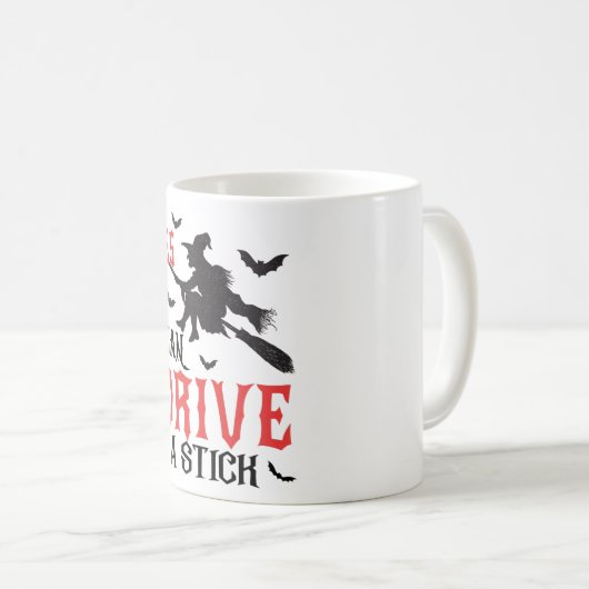 Yesでスティックを運転できる コーヒーマグカップ (正面右)