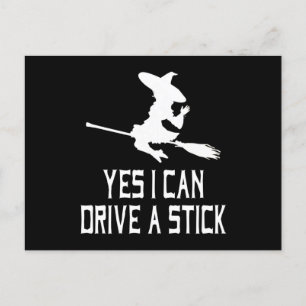Yesでスティックを運転できる ポストカード