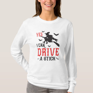 Yesでスティックを運転できる Tシャツ