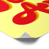 Yesと改善 ポスター (角)