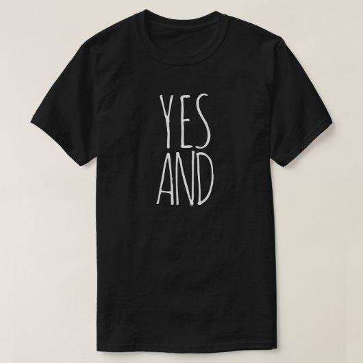 YESと（高い） | Tシャツ | W (デザイン正面)