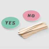 Yesなし |パステルモダングリーンピンク ハンドファン (組立なし)