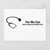 Yesには万国共通の健康が気にある ポストカード (正面)