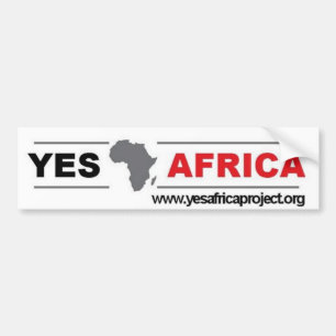 Yesのアフリカのバンパーステッカー バンパーステッカー