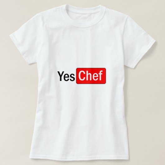 Yesのシェフ Tシャツ (デザイン正面)