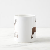 Yesのシカのマグ コーヒーマグカップ (中央)