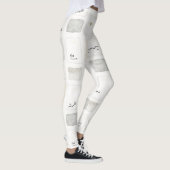 Yesのシームレスなパターン レギンス (右)