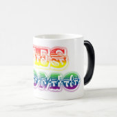 Yesのヒト属の変形させるマグ モーフィングマグカップ (正面右)