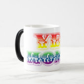 Yesのヒト属の変形させるマグ モーフィングマグカップ (正面左)