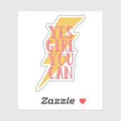 yesの女の子をできるフェミニン、オフィスのウォーターボトル シール (シート)