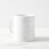 Yesの退職計画を持ってい読る コーヒーマグカップ (正面左)