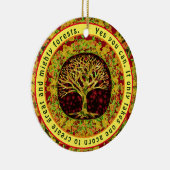 Yesの送信前向き可 セラミックオーナメント (右)