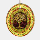 Yesの送信前向き可 セラミックオーナメント (左)