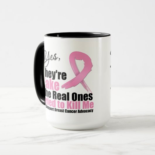 YesのTheyreの偽造品は実質の物私を殺すことを試みました マグカップ (正面左)