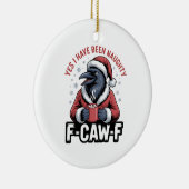 Yesはいけなクリスマスだおもしろい セラミックオーナメント (右)