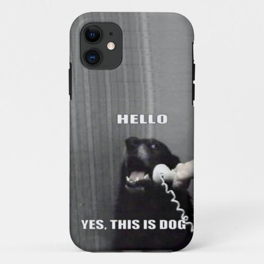 Yesはこれ犬です Case-Mate iPhoneケース (裏面)