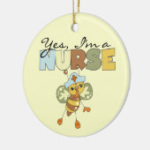 YESはナースTシャツとギフト セラミックオーナメント (左)