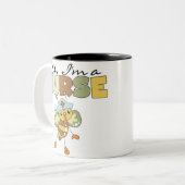 YESはナースTシャツとギフト ツートーンマグカップ (正面左)