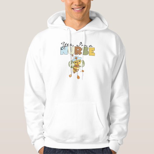 YESはナースTシャツとギフト パーカ (正面)