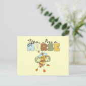 YESはナースTシャツとギフト ポストカード (スタンド正面)