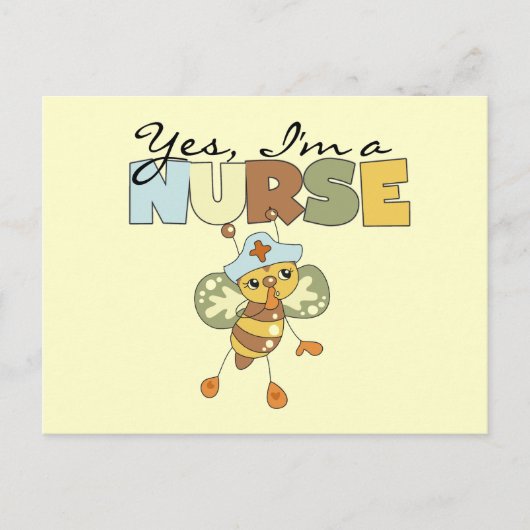 YESはナースTシャツとギフト ポストカード (正面)