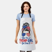 Yesは切り札の女の子が乗り越える エプロン (着用した状態)