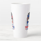 Yesは切り札の女の子が乗り越える カフェラテマグ (正面)