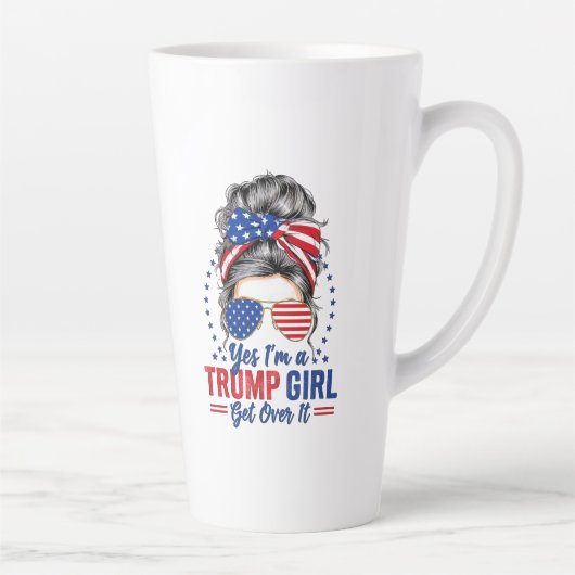 Yesは切り札の女の子が乗り越える カフェラテマグ (右)