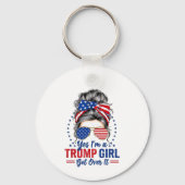 Yesは切り札の女の子が乗り越える キーホルダー (正面)