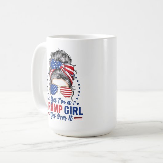 Yesは切り札の女の子が乗り越える コーヒーマグカップ (正面左)