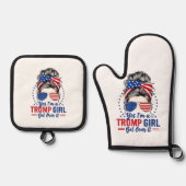 Yesは切り札の女の子が乗り越える 鍋つかみ&鍋敷きセット (正面)