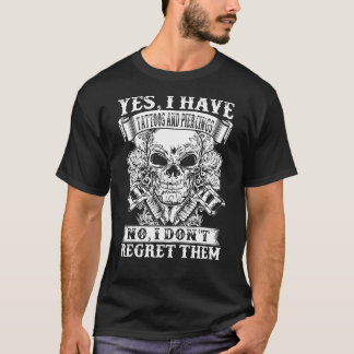 Yesは刺青とピアス Tシャツ