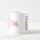 Yesは多分襲いません マグカップ (正面左)