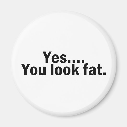 Yesは太く見える マグネット (正面)