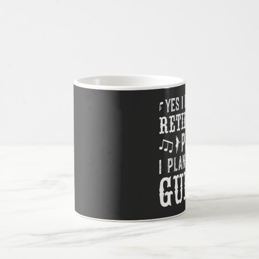 Yesは引退プランのギター好おもしろいきなの コーヒーマグカップ (中央)