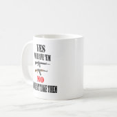 YESは持っている コーヒーマグカップ (正面左)