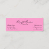 Yesは超薄型~名刺 スキニー名刺 (裏面)