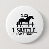 Yesは馬の匂いがする 缶バッジ (正面)