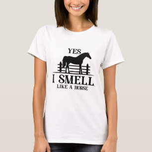 Yesは馬の匂いがする Tシャツ