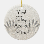 Yesみんな俺のものだ！大家族 セラミックオーナメント (裏面)