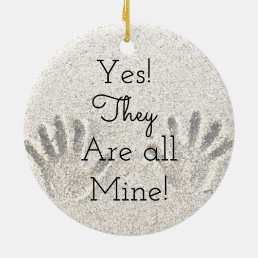 Yesみんな俺のものだ！大家族 セラミックオーナメント (裏面)