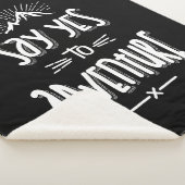 yesを冒険キャンピングハイキングに言う – ハイキングギフト シェルパブランケット (3/4)