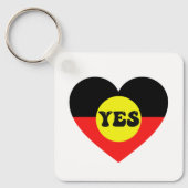 yesを声に投票 – 先住民の声 キーホルダー (正面)