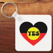 yesを声に投票 – 先住民の声 キーホルダー (正面)