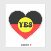 yesを声に投票 – 先住民の声 シール (シート)