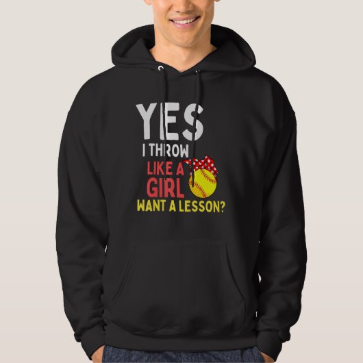 Yesを女の子のように投げる パーカ (正面)
