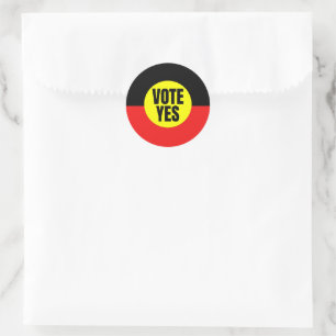 yesを議会に投票する ラウンドシール